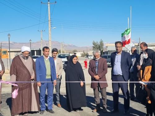 افتتاح شش طرح هادی در شهرستان حاجی آباد به مناسبت گرامیداشت پیروزی شکوهمند انقلاب اسلامی